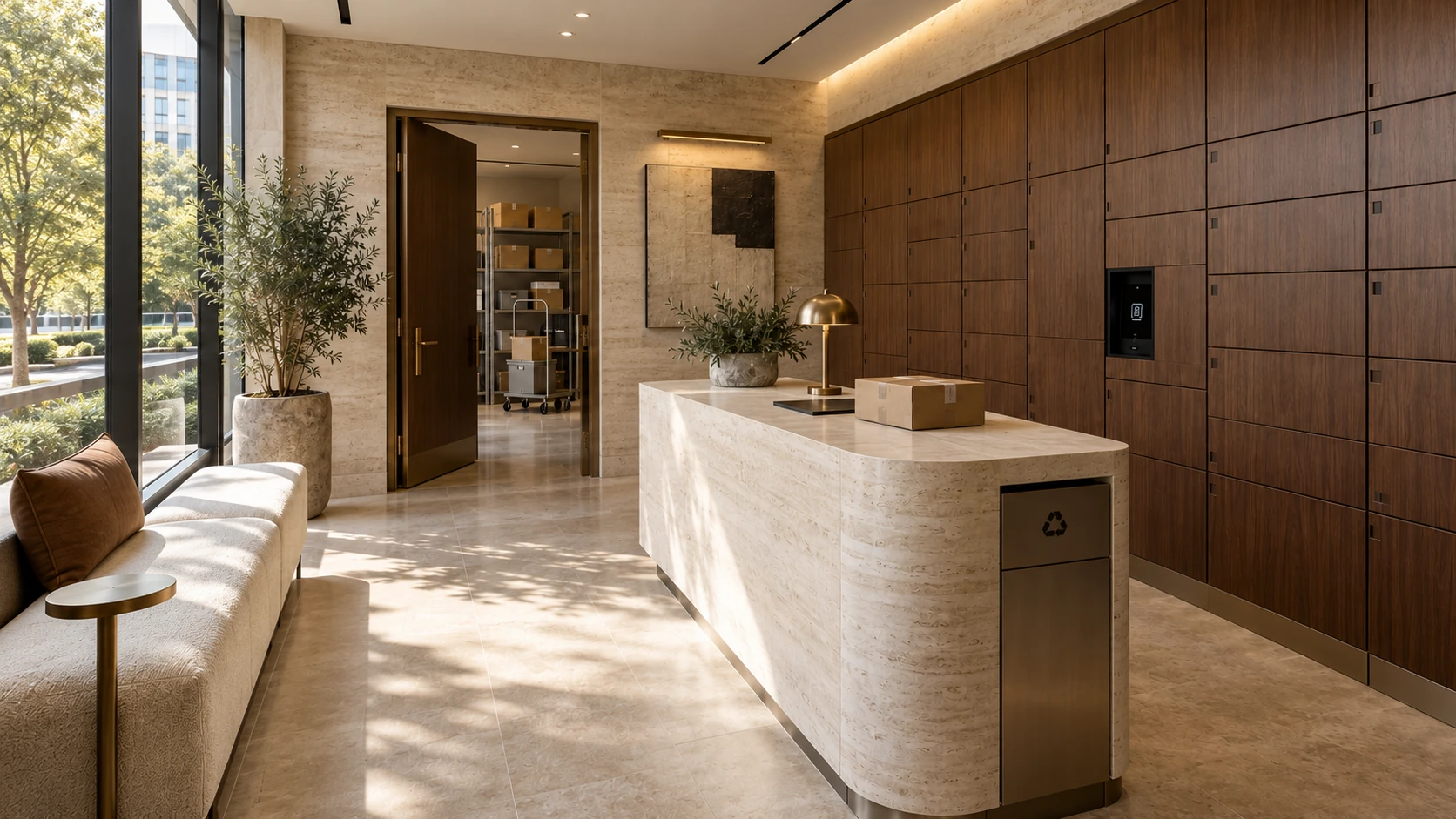 Courtyard Quarter — Package lounge second angle