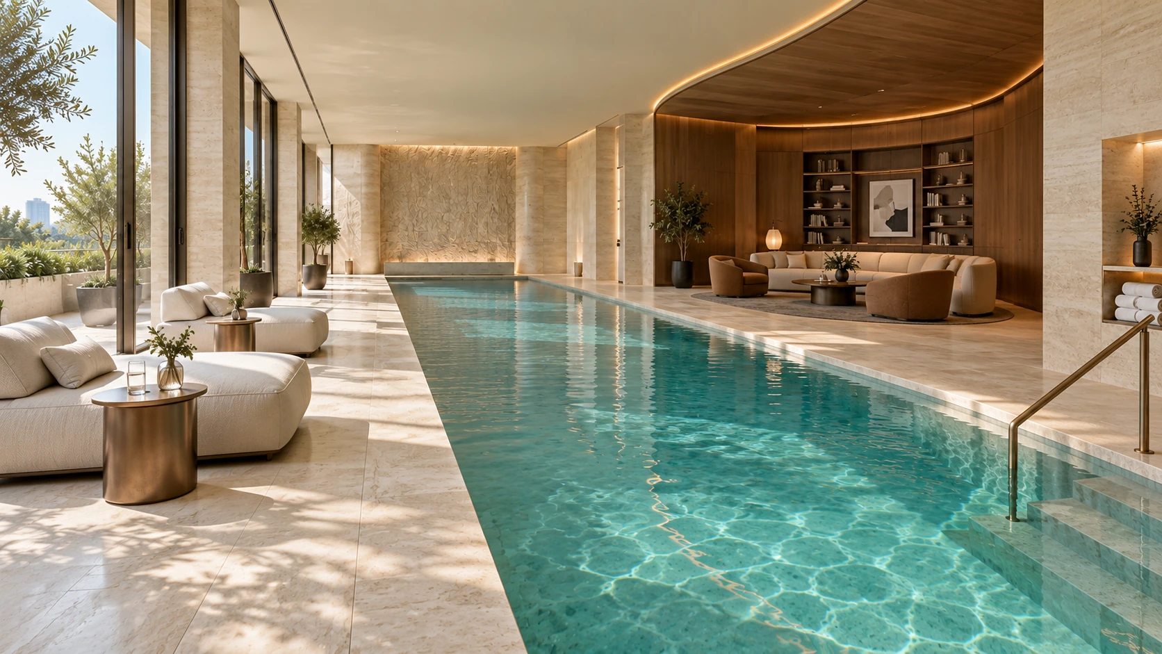 Courtyard Quarter — Pool alternate angle
